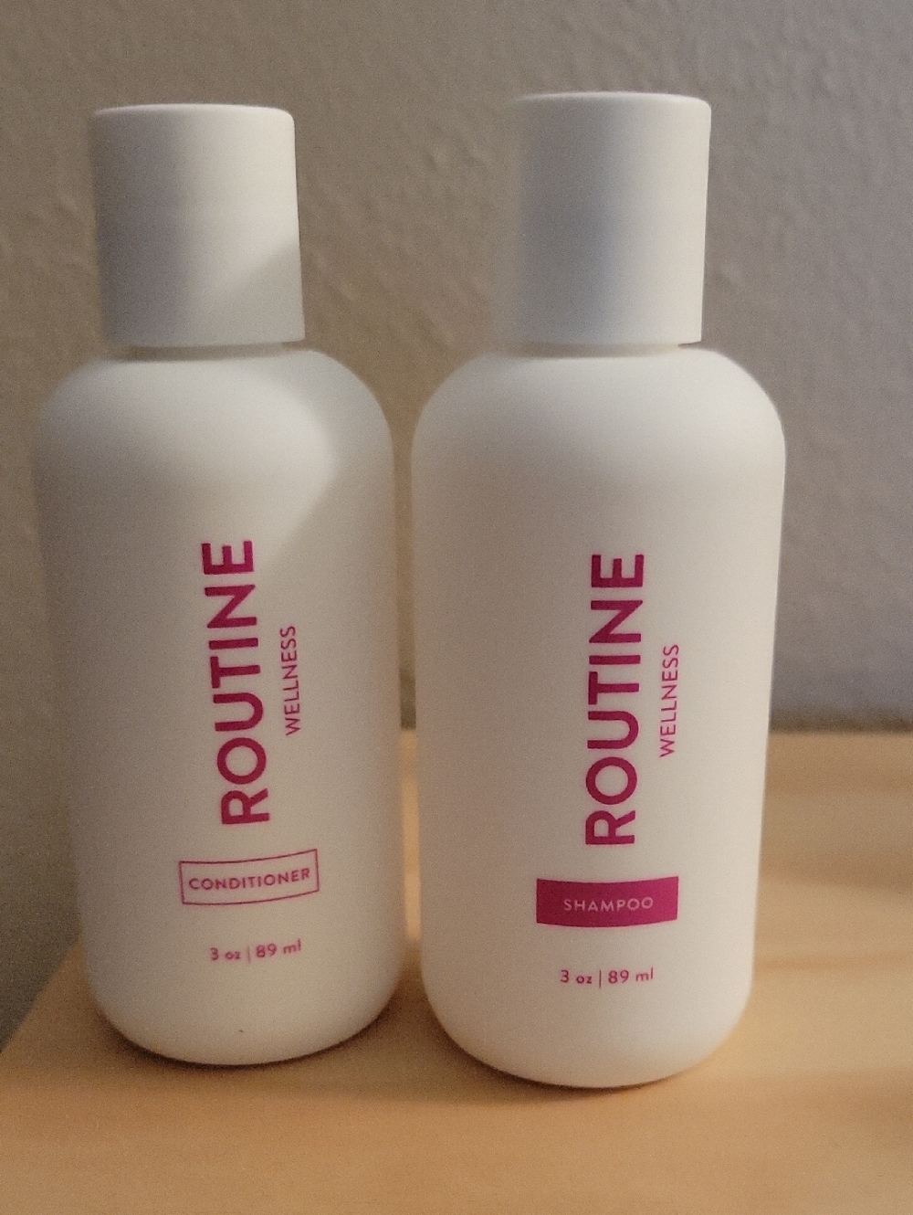 Routine Wellness Rose Hips Shampoo and Conditioner: Travel Set